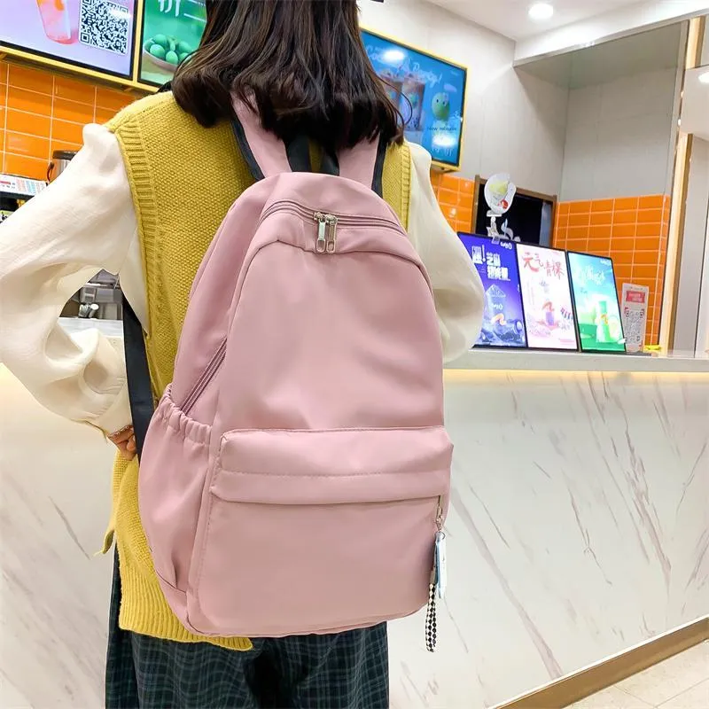 Venerable Brahma Nylon Backpack Regular Women's Black/Green/Blue/Light Khaki/Pink-14