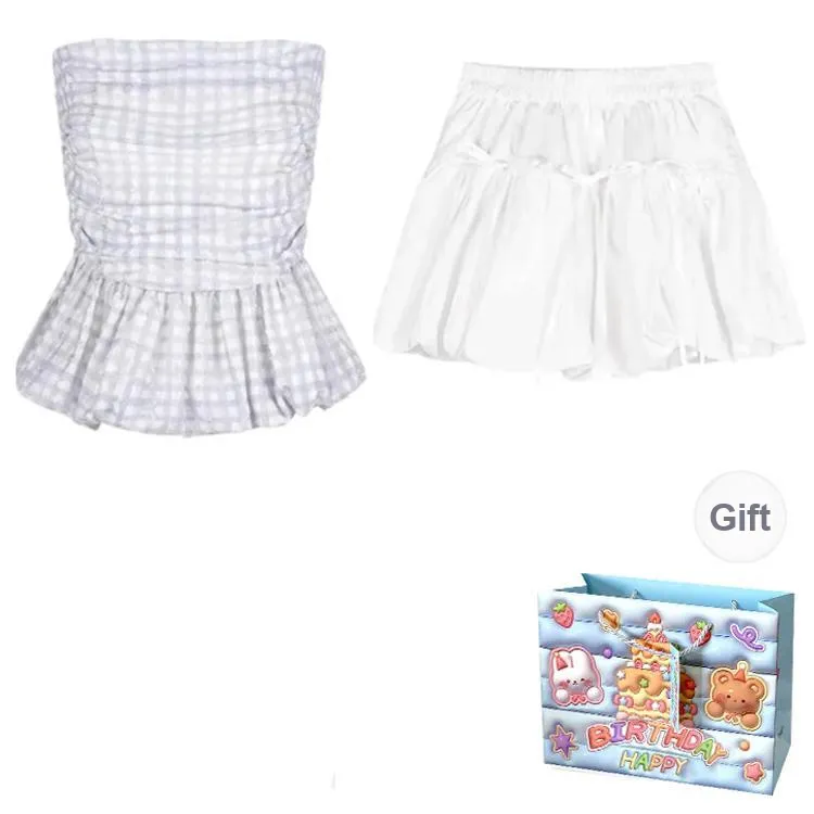 QUIET ANGEL Two Piece Skirt Sets Women's-1