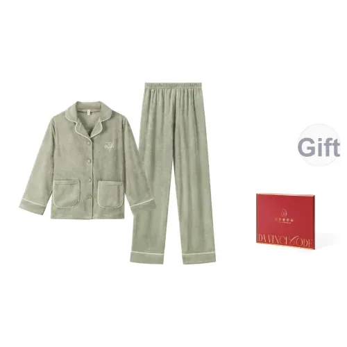 DAFENQIMIMA Молоко Синий Женский Подарочный Набор Пижам