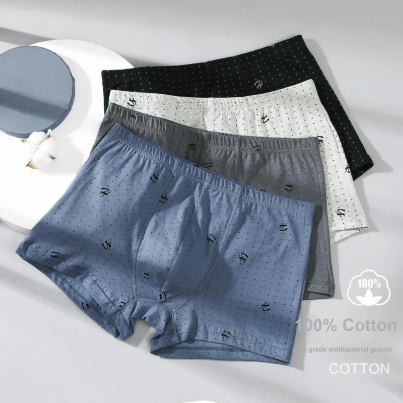 Red Bean Underpants Men's 4 Pack-1