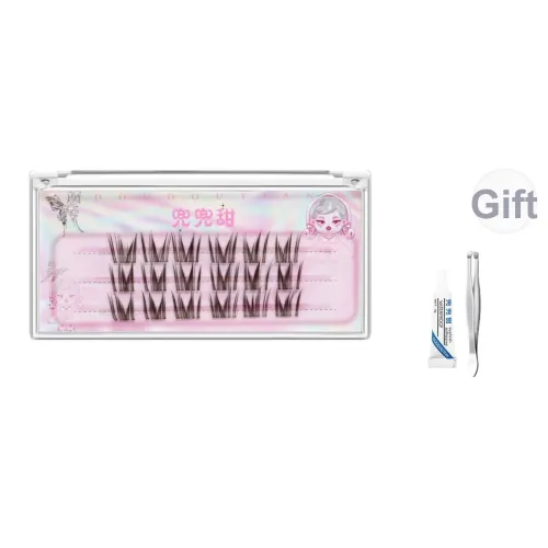 DOUDOUTIAN Клеящиеся ресницы для женщин