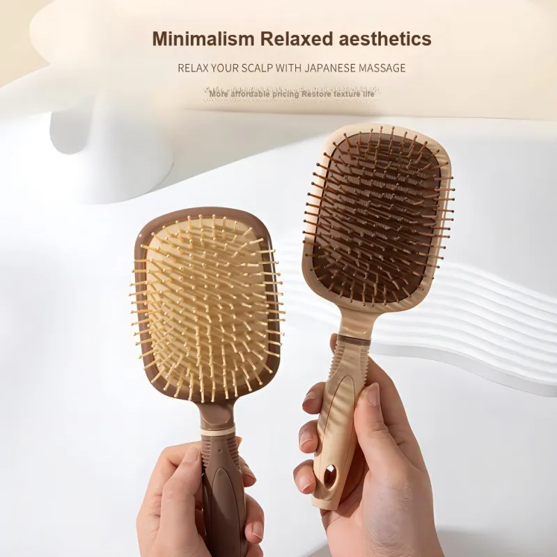 Love Of Wormwood Mirror Comb Integrated Airbag Large Plate Air Cushion Comb Fluffy Root-2