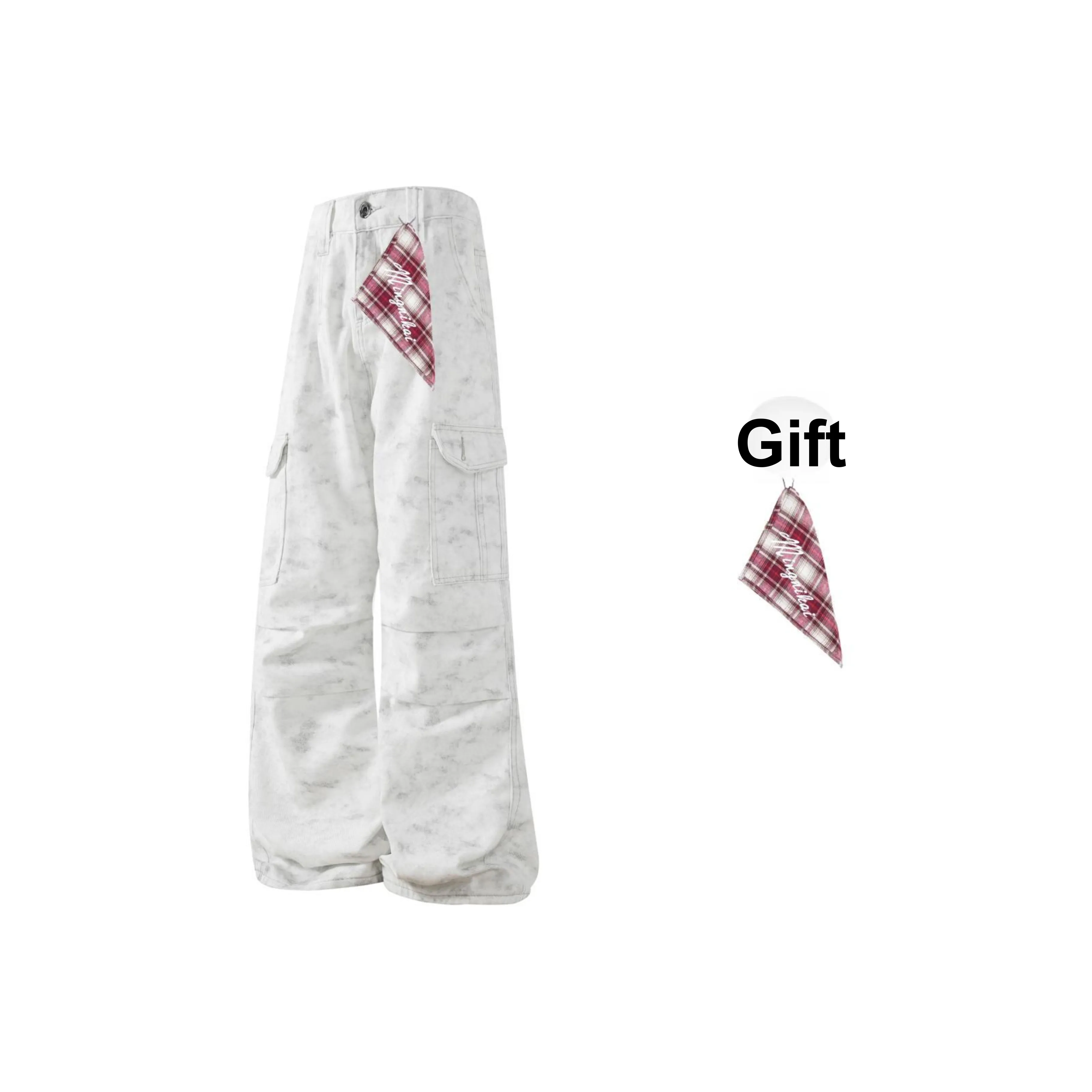 MINGNIKAI Унисекс Джинсы