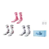 3팩 세트 (Crazy 상어 핑크 + Crazy 상어 화이트 레드 + Crazy 상어 화이트 블루) 선물 박스 세트