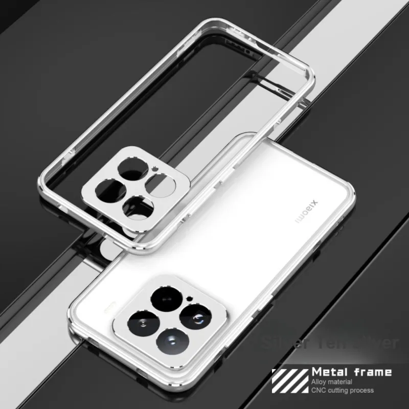 ZHUOJI Metal Frame+Lens Cap Material Phone Cases Compatible With Xiaomi 15 PRO-9