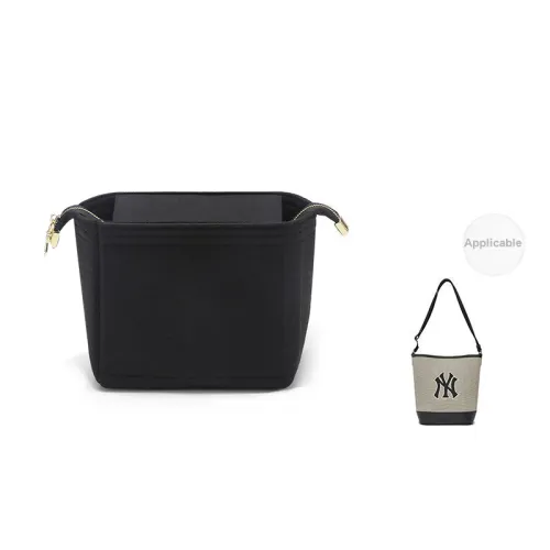 Luxury Care Artisan Workshop Shoulder Strap Bag Black Bucket Bags With Exclusive Inner [Zip Closure Anti-Theft]