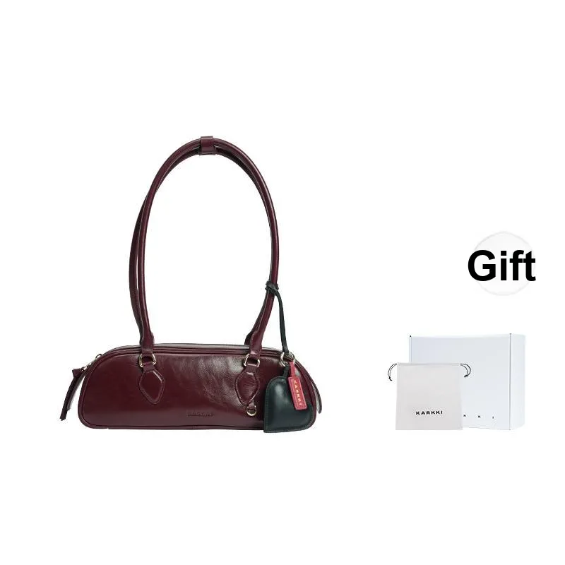 Karkki Top Grain Cow Leather Handbag, Shoulder Bag Women's Multicolor-11