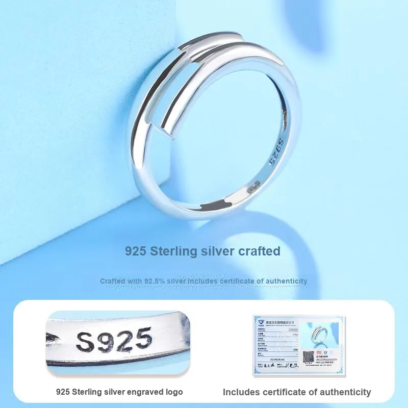 LAOYINJIANG S925 Silver Rings Women's-4