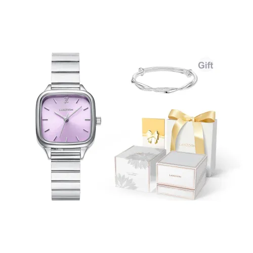 LANZOOM Кварцевый механизм женские часы 25 мм * 25 мм * 6,3 мм фиолетовый