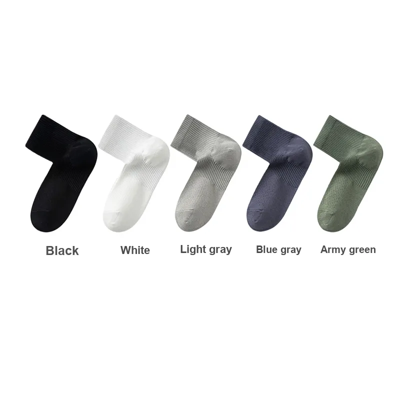 H YXIANG Mid Calf Socks Men's Combo Set-1