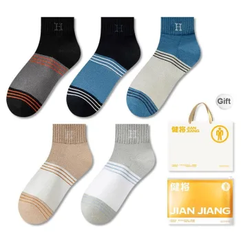 Master Mid Calf Socks Men's Shopping Bag 5 Pack