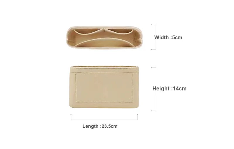 Lan Bao Fan Felt Bag Accessories Women's Beige-2