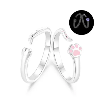 Lao Feng Xiang S925 Silver Rings Unisex