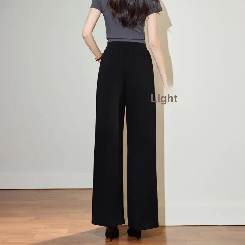 SMEN Casual Pants Women's Black-6