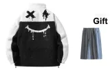 Black White (Comes with Fleece-Lined Jeans)