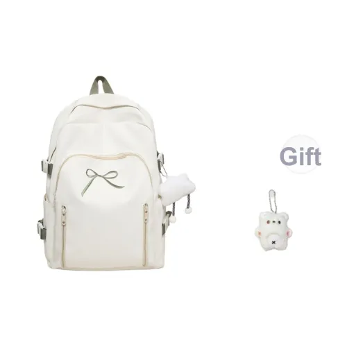 PULEWEI Нейлон Рюкзак Унисекс Айвори Черный Розовый Небесный Синий