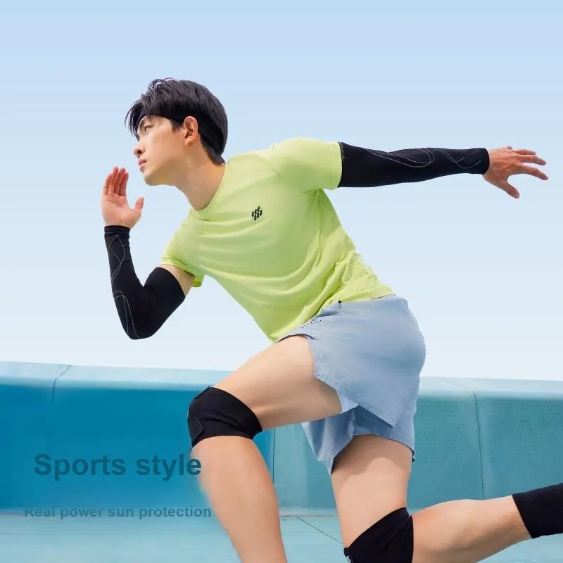 HLA Polyamide, Elastane Sun Protection Sleeves Unisex-12