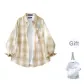 Apricot Plaid+White[T-Shirt]