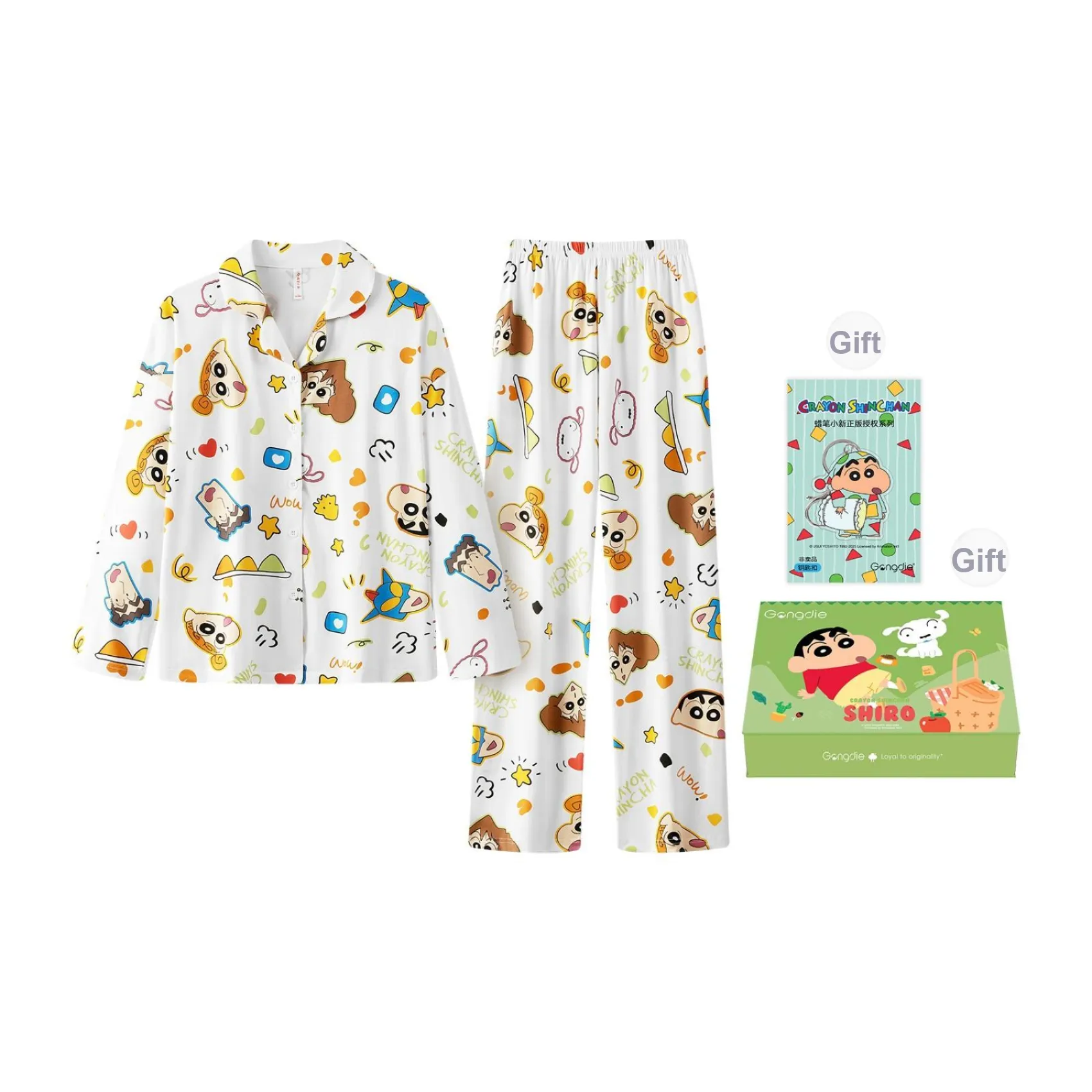 Gongdie x LABIXIAOXIN,LIANMINGKUAN Pajama Set Unisex Gift Box Set