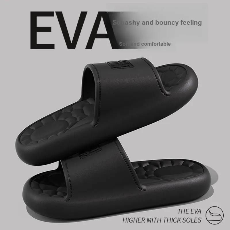 Foot Recreation Summer Comfortable Wave Slip Resistant Soft Home Slippers, Unisex-11