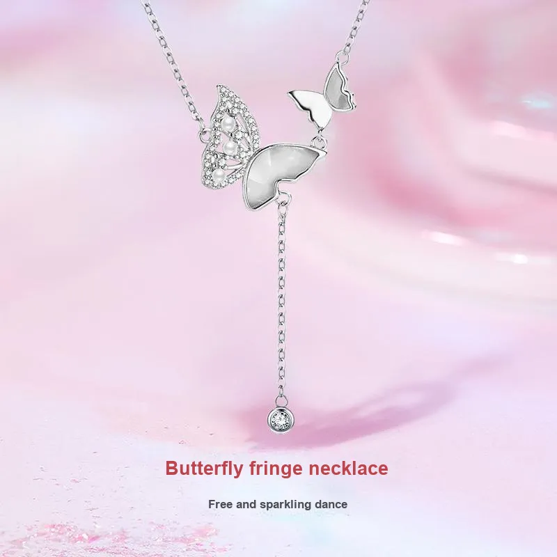 AFN 925 Sterling Silver Necklaces Women's-2