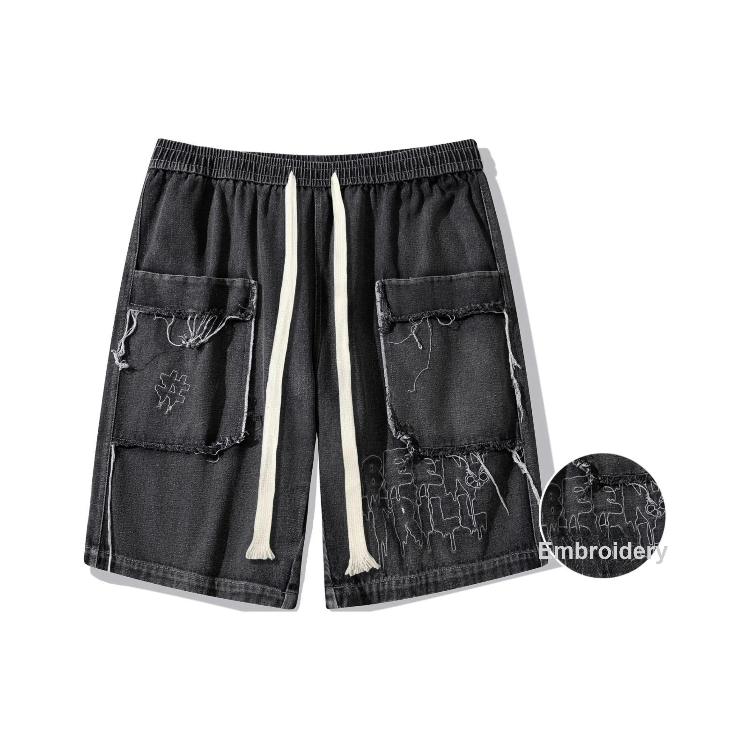 BEENTRILL Унисекс Джинсовые шорты