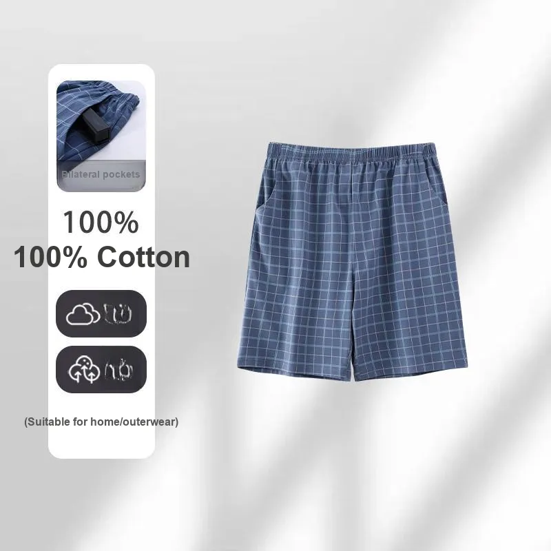MADALLO Pajama Pants Men's Dark Blue-1