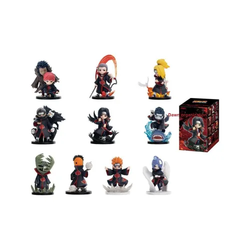 POP MART Коллаборация Edición Наруто Ураганные Хроники Great Рассвет Организация Тема Слепые Коробки 10 За Один Слепая Коробка Полная Коробка