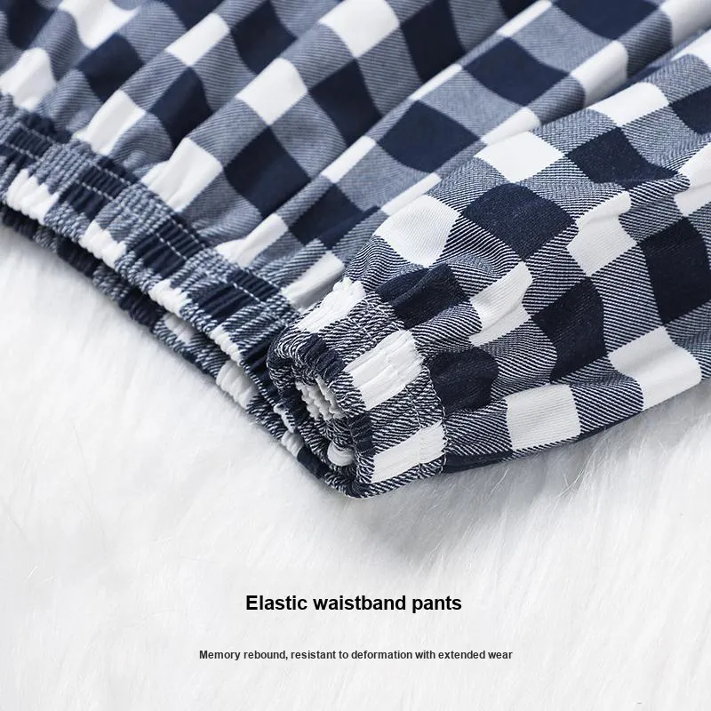 Ordifen Pajama Pants Women's Dark Blue-2
