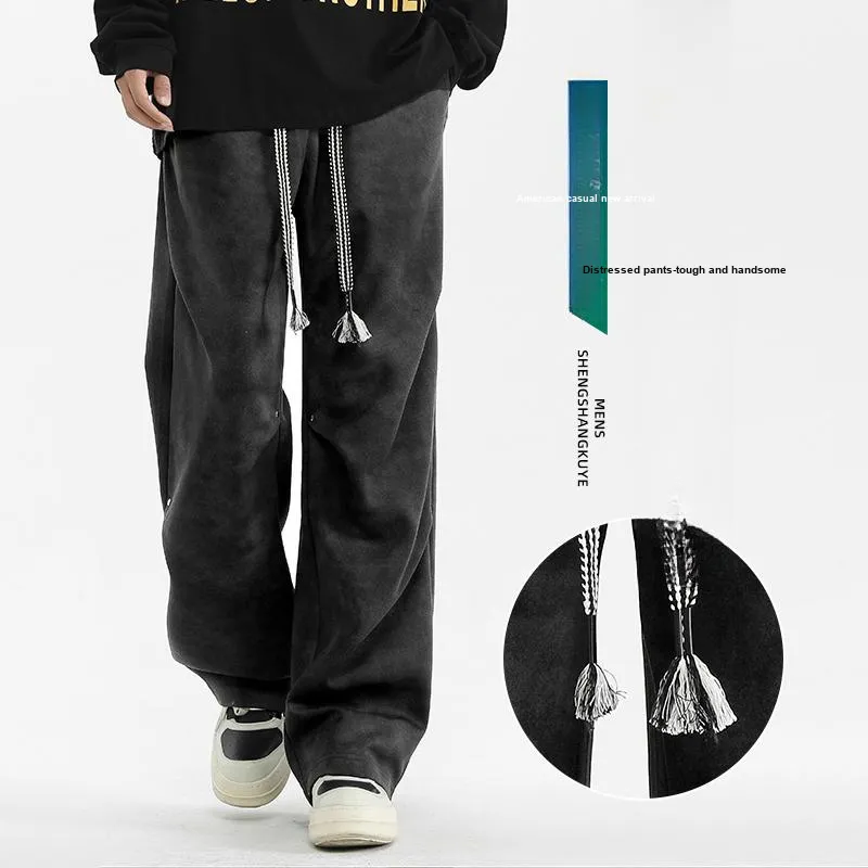 METE WHALE MT Casual Pants Unisex-4