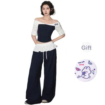 EVPGB Casual Pants Women's Navy Blue Pants