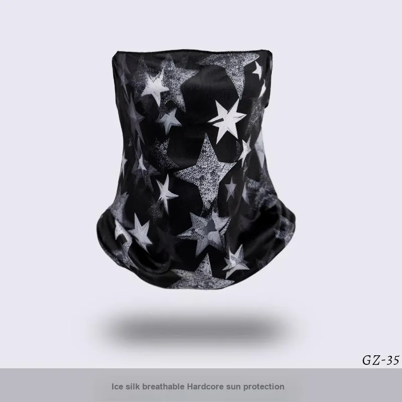 Cool Riding Treasure Riding Equipment Cycling Face Mask Outdoor Unisex Ice Silk-36