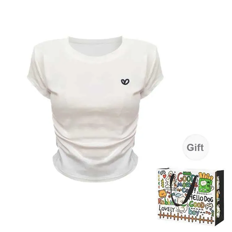 OURUOKE T Shirts Women's-4