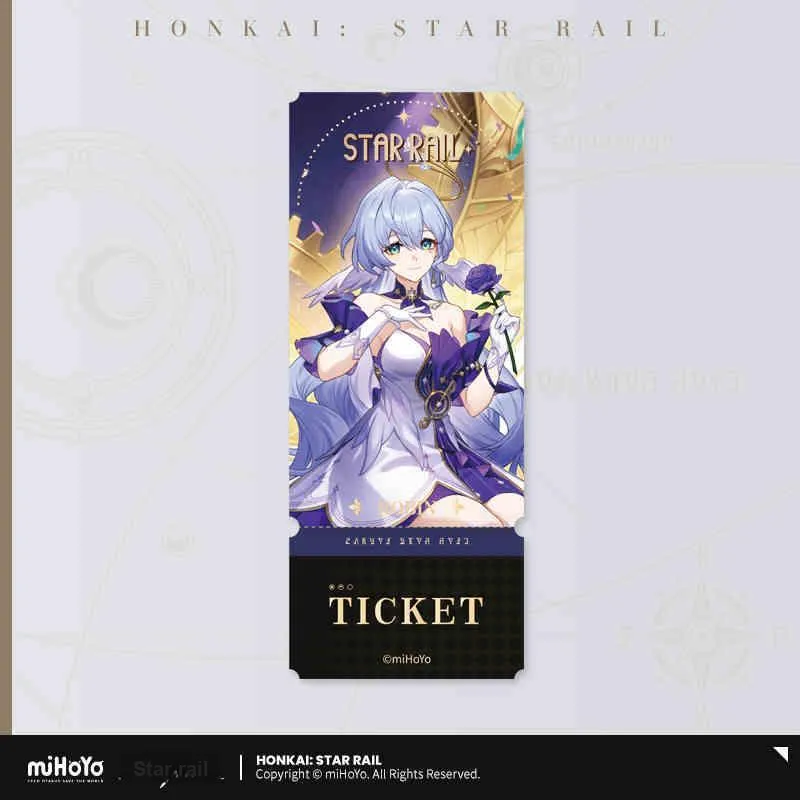 MIHOYO Honkai Impact Characters Honkai Star Rail, Fall Celebration Collection Laser Tickets-4