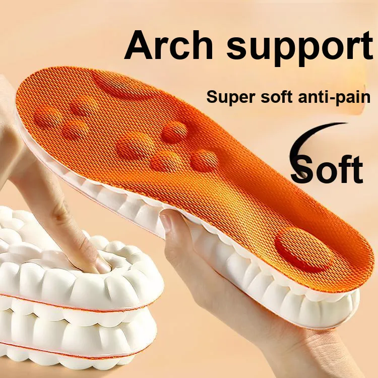 Footprint Tribe Polyurethane PU+Gene Fiber Fabric Insoles Unisex-1