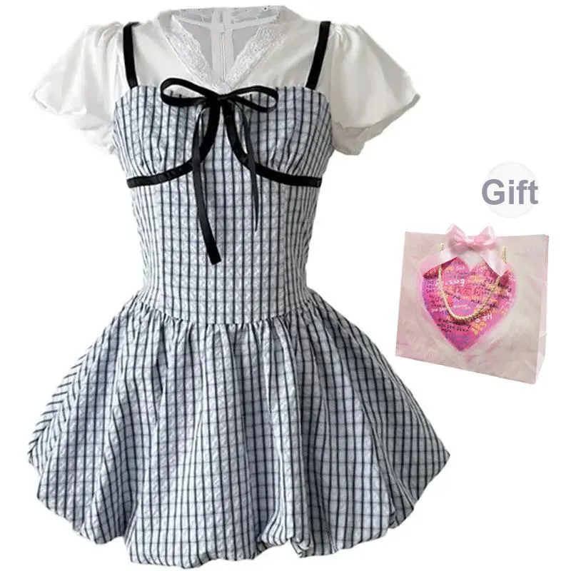 AINUOERMY Short Sleeved Dress Women's-7