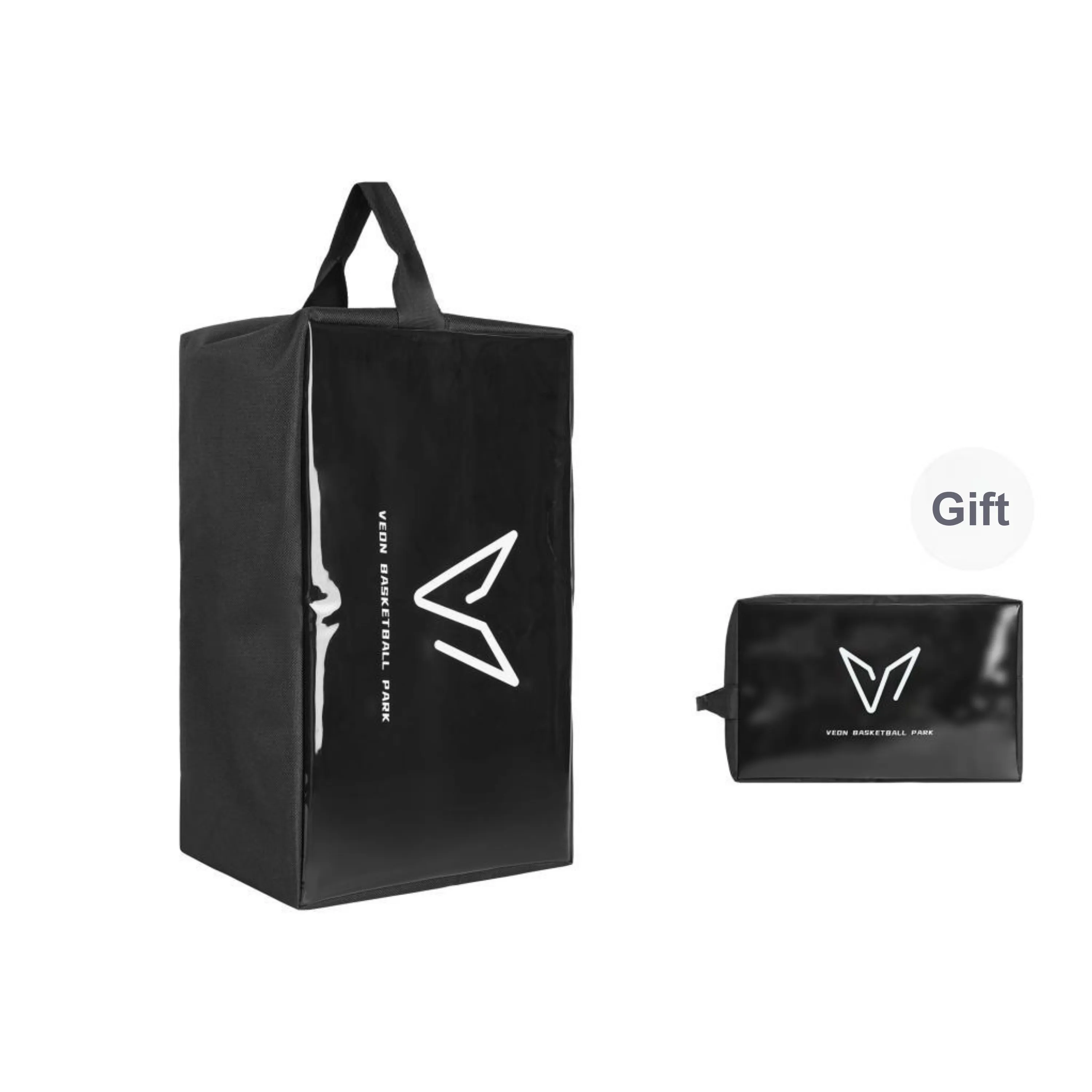 VEIDOORN Fabric/PVC Shoes And Bags 34x22x15CM Unisex Black