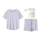 Soft Matte Purple-Women's-Short-Sleeved Shorts