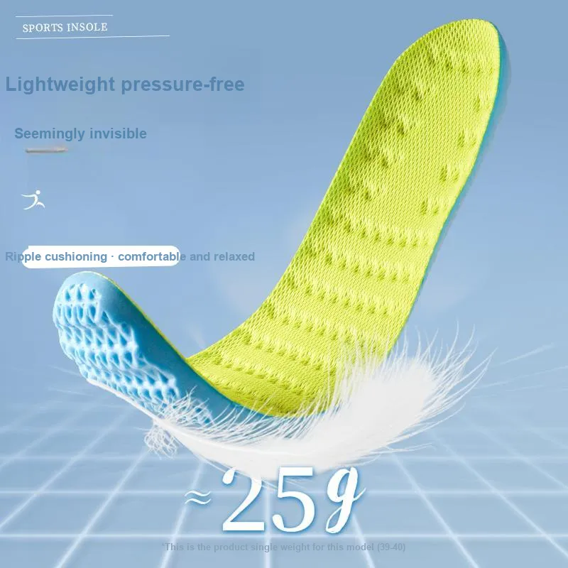 Maigaole PU Sports Insoles Unisex-13