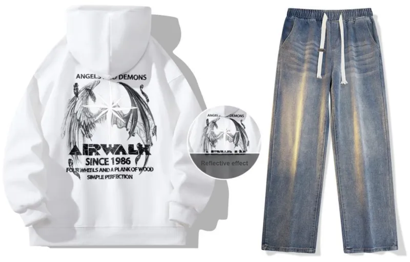 Airwalk Sweatshirt Sets Unisex-39