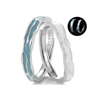 ZHIAIYONGHENG 999 Fine Silver Rings Unisex