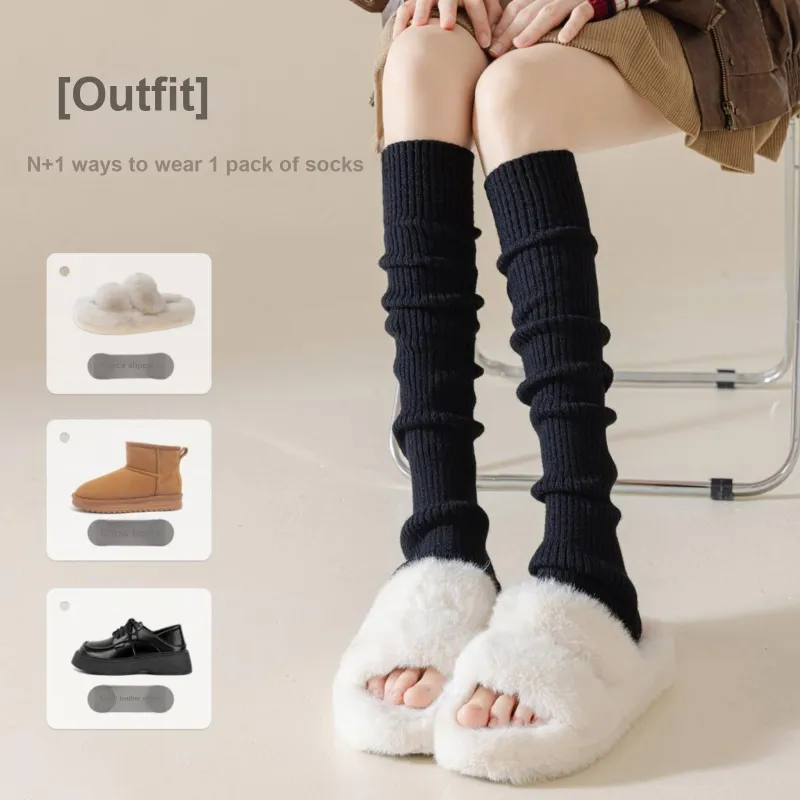 XXLLG Knee High Socks Women's Single Pack-5