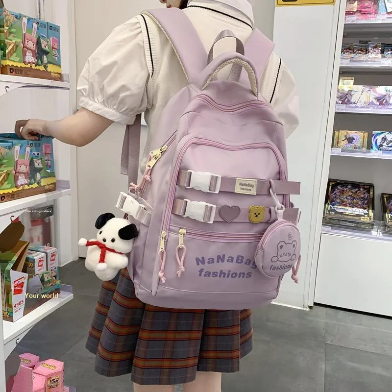 Wolfhorse Nylon Backpack Unisex Multicolor-8