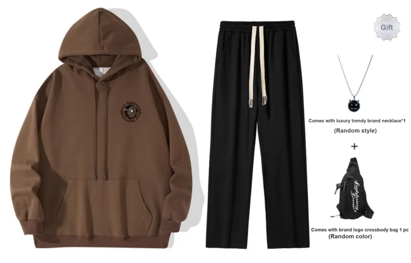 LIGHTNING BEAR Sweatshirt Set Unisex-8