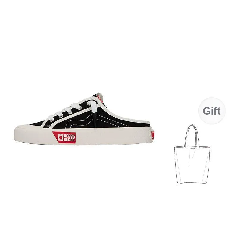 BOBBIE BURNS Wear-resistant And Lightweight Low-Top Canvas Shoes Unisex-2