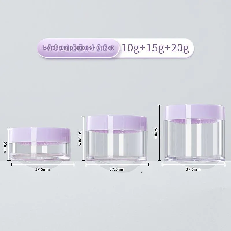 NILIYA Face Moisturizers & Creams Bottles With Dividers Sample Empty Bottle-15