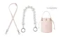 Pink Adjustable Shoulder Strap+Portable Pearl Chain
