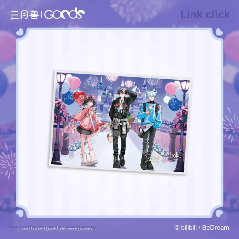 March·Monster Cheng Xiaoshi, Lu Guang, Qiao Ling 'Link Click' Animation REC Anime Artboard Prints-5
