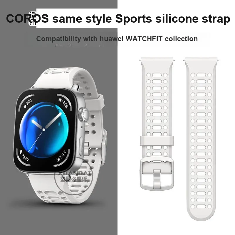 Mr. Strap Watch Band Huawei Compatibility Silicone Material-1