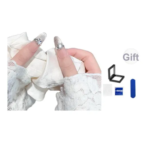 XNTX Премиум Feel False Nail Oval Cool Color Series Jump Color Instagram Style